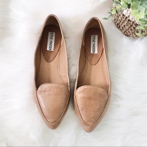 Steve Madden | Leather Loafers Pointed Toe Flats 7